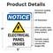 Signmission Electrical Panels Inside Sign With Symbol, 5 in W x Rectangle, Vinyl Decal OS-2PACK-NS-D-57-V-11674 - alternate 2
